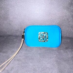 Rustic Cuff Jewelry Zip Around Bag Pouch Gold Detail HG64 PURSE-SALE was $25